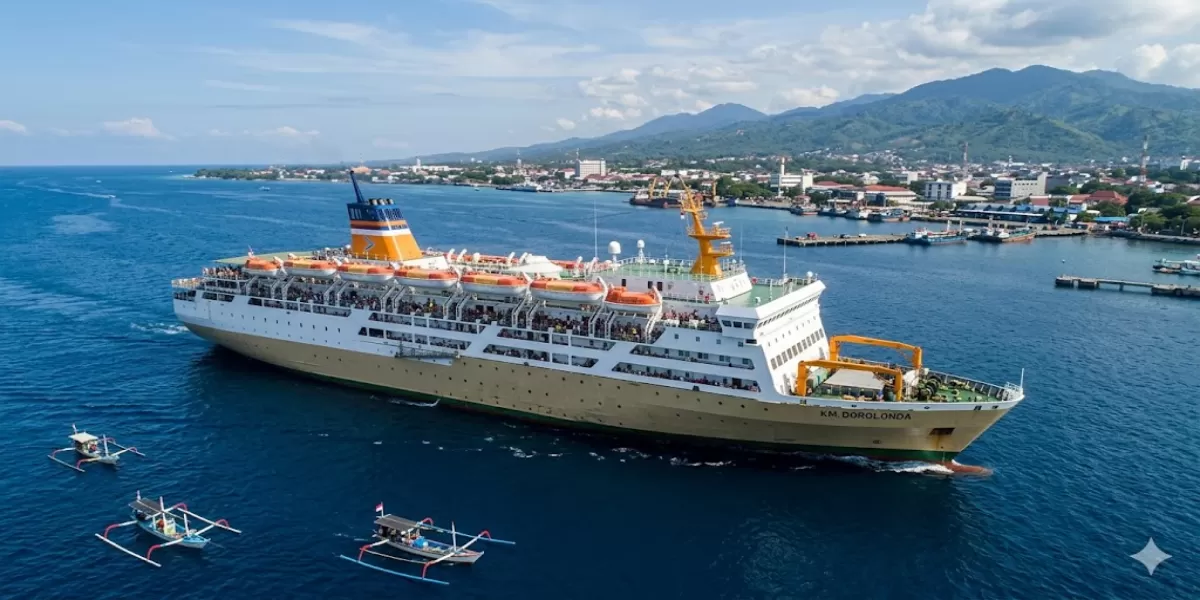 KM Dorolonda dan KM Gunung Dempo Docking Juli 2026, Penumpang Minta Kapal Pengganti agar Jadwal Pelayaran Tetap Aman (Ilustrasi gambar )