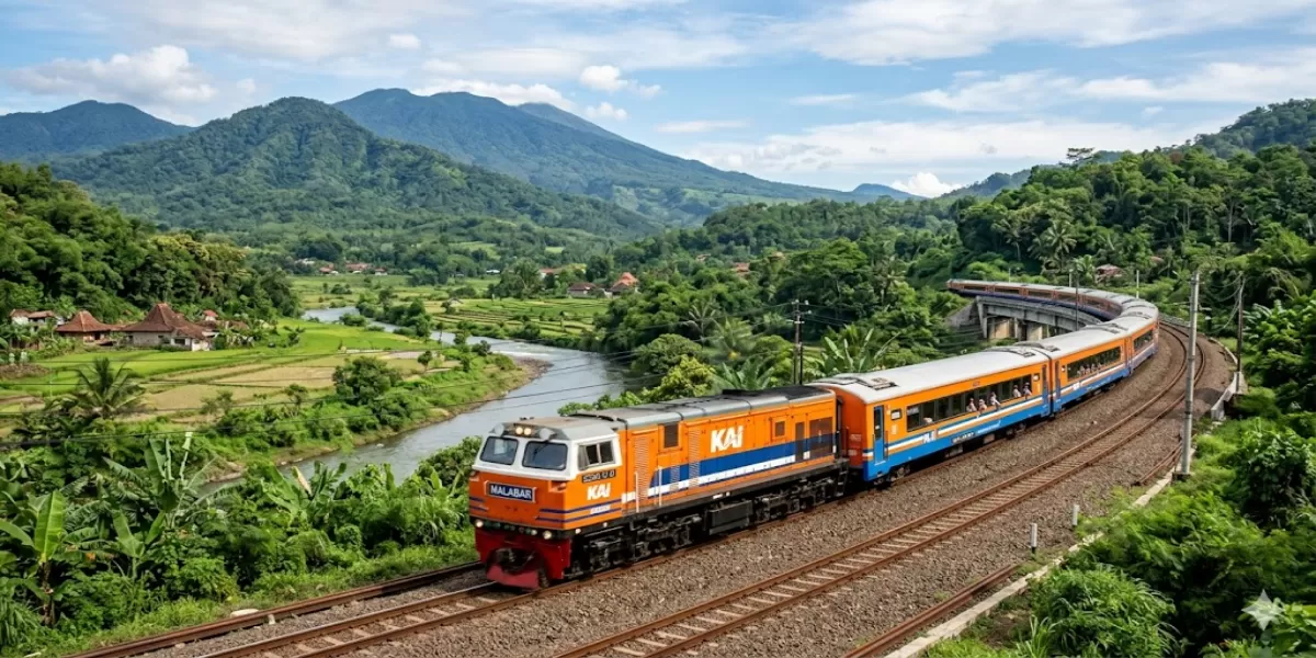 Jadwal KA Malabar Edisi 17 - 20 Juni 2026 Rute Kiaracondong - Tasikmalaya - Banjar - Kroya - Madiun, Rekomendasi Solo Traveling Liburan Low Season (Ilustrasi gambar )