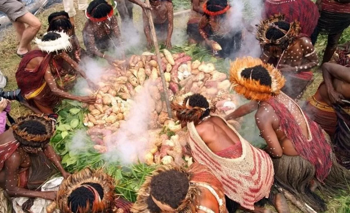 Ilustrasi Bakar Batu (KPU Yalimo)