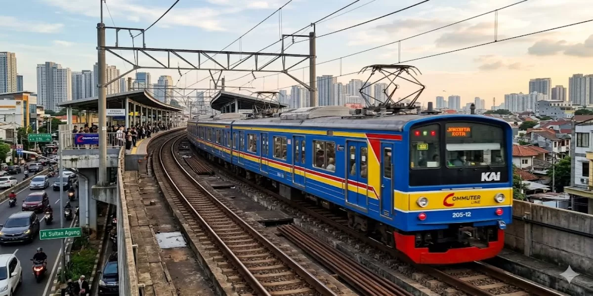 Info Jadwal KA Commuter Line Merak, 25 - 30 Juni 2026 Rute Rangkasbitung - Jambu Baru - Catang - Cikeusal - Walantaka - Merak (Ilustrasi gambar )