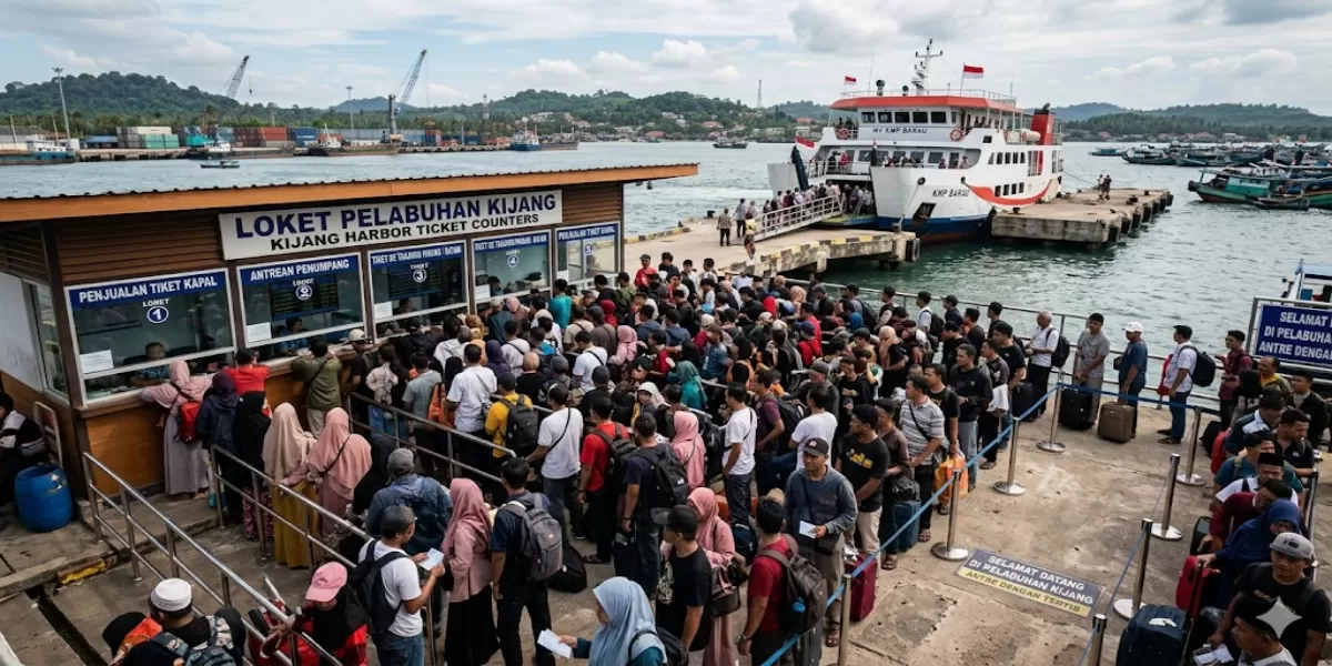 Efek Libur Sekolah dan Diskon Tiket PELNI, Lonjakan Arus Penumpang Kapal di Kepulauan Riau yang Capai Kenaikan 10 Persen (Ilustrasi gambar )