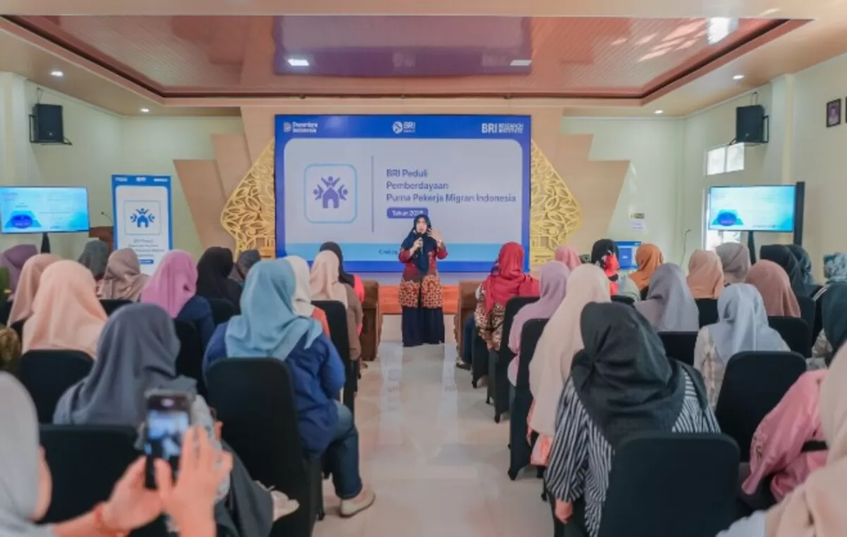 Suasana BRI Peduli berikan pelatihan kewirausahaan bagia para Purna PMI di Cirebon (11/6/26) (BRI)
