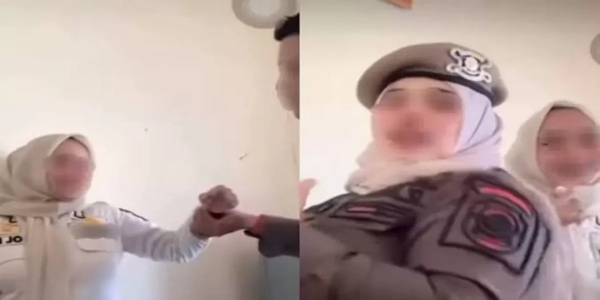 Akun Satpol PP-WH Bireuen Ramai Diserbu Warganet Usai Video Anggotanya Berjoget Viral (Viral video anggota Satpol PP-WH Kabupaten Bireuen berjoget. (TikTok/3.dara27))