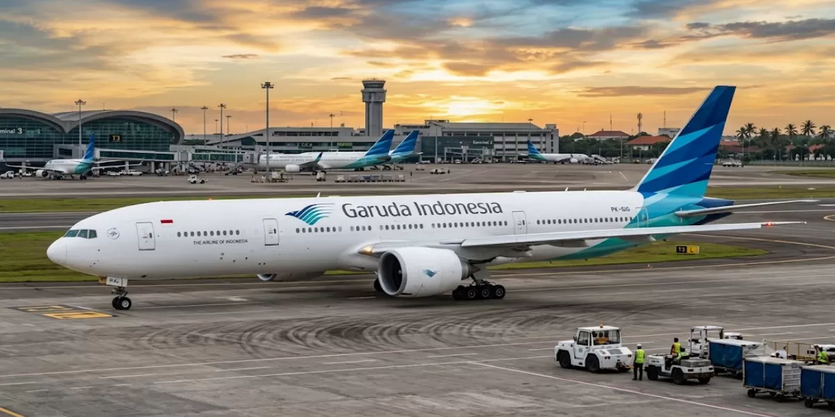 Jadwal Pesawat Garuda Indonesia Rute Jakarta - Gorontalo Periode 11-20 Juli 2026, Beroperasi Lima Hari dalam Sepekan (Ilustrasi gambar)