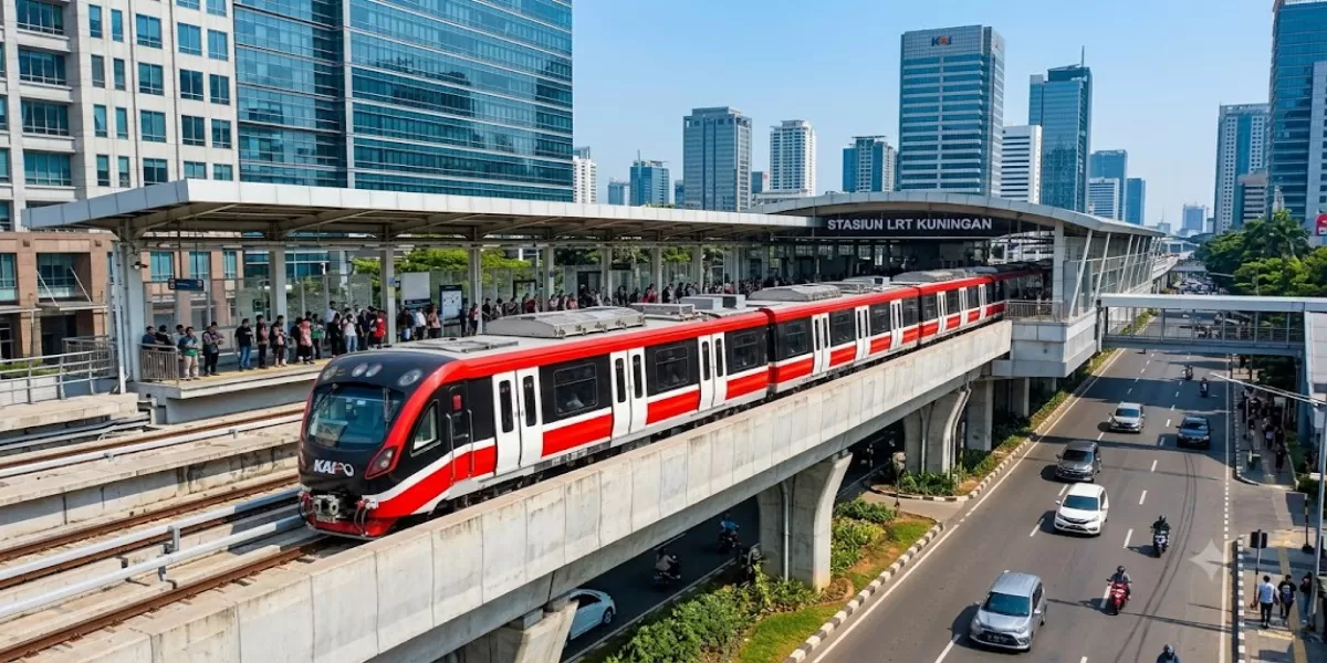 5 Hal Menarik LRT Jakarta Pegangsaan Dua-Manggarai, Siap Jadi Simpul Baru Transportasi Publik (Ilustrasi gambar)