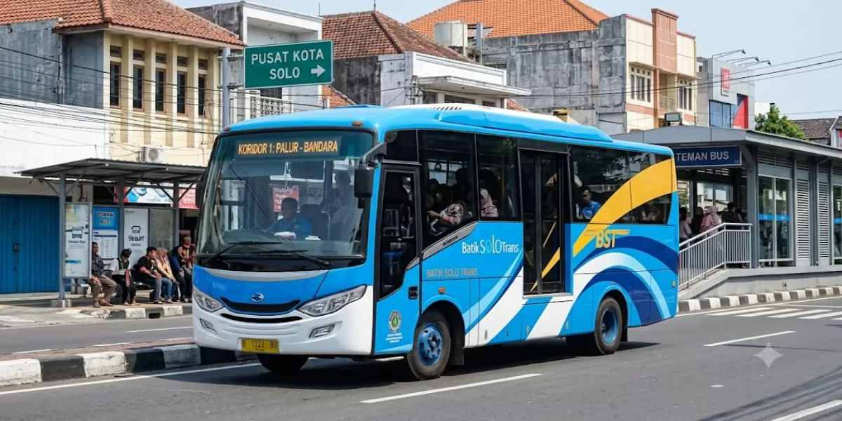 Jadwal BST Solo 21 &ndash; 31 Juli 2026, Koridor K1 Terminal Palur &ndash; Bandara Adi Soemarmo - K2 Terminal Palur &ndash; Stasiun Purwosari K3 &ndash; K5 (Ilustrasi gambar)