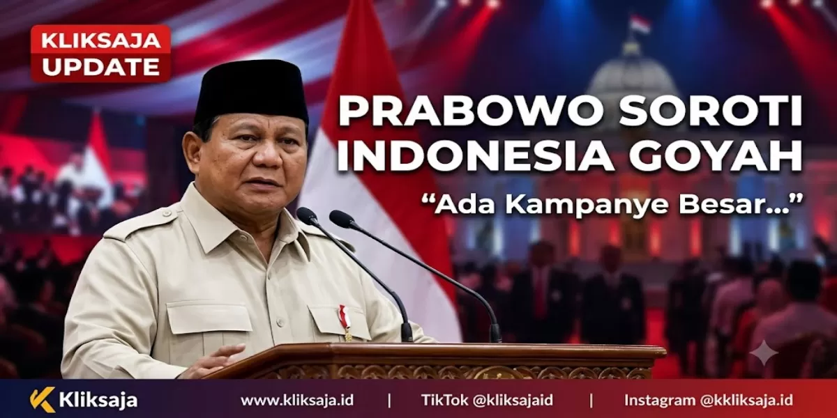 Prabowo Soroti Kampanye yang Ingin Indonesia Goyah, Berikut Pernyataan Lengkapnya dalam Pidato Terbaru