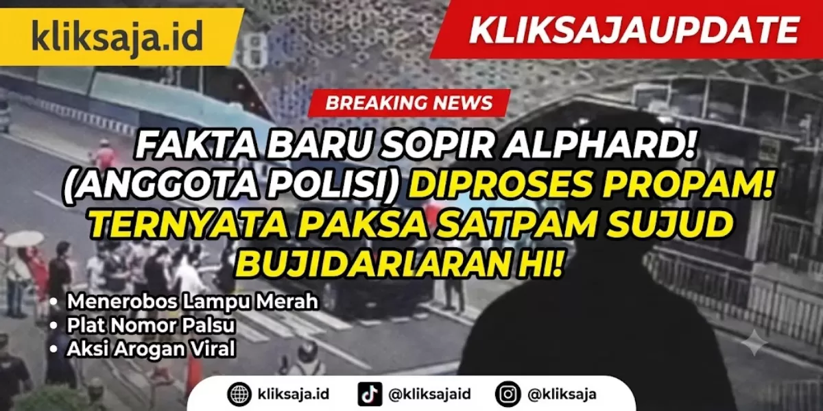 Fakta Sopir Alphard yang Paksa Satpam Sujud di Bundaran HI, Ternyata Anggota Polisi dan Kini Diproses Propam (Menyoroti mediasi antara seorang satpam di Bundaran HI dengan pengemudi Alphard yang sempat viral disebut arogan di jalan raya.  (Instagram.com/@katakitaig))