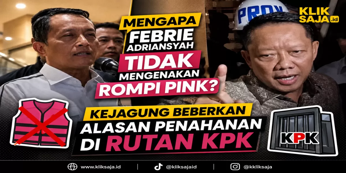 Mengapa Febrie Adriansyah Tidak Mengenakan Rompi Pink? Kejagung Beberkan Alasan Penahanan di Rutan KPK (Menyoroti momen penahanan eks Jampidsus, Febrie Adriansyah yang disorot publik lantaran tidak diborgol dan tanpa rompi tahanan. (Instagram.com/@fakta.indo))