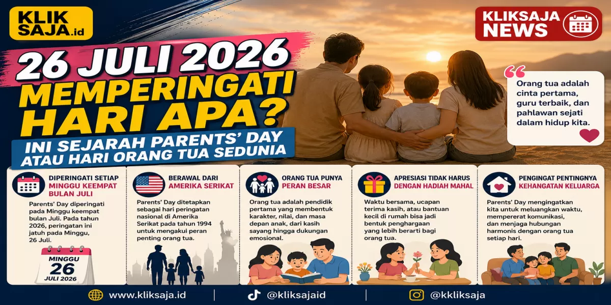 26 Juli 2026 Memperingati Hari Apa? Ini Sejarah Parents' Day atau Hari Orang Tua Sedunia (Ilustrasi gambar)