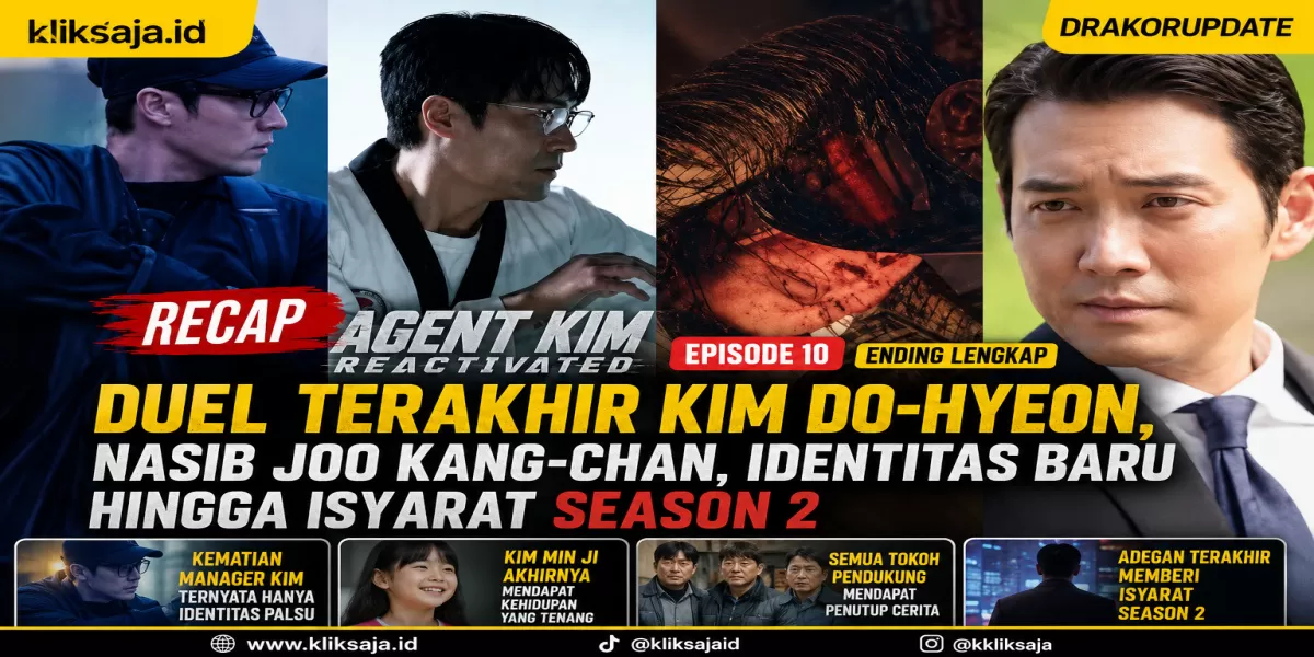 Recap Agent Kim Reactivated Episode 10 Ending Lengkap: Duel Terakhir Kim Do-hyeon, Nasib Joo Kang-chan, Identitas Baru hingga Isyarat Season 2 (SBS )