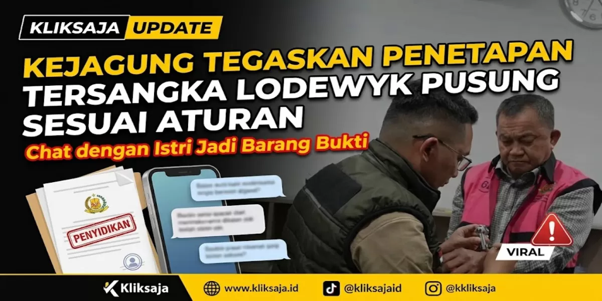 Kejagung Tegaskan Penetapan Tersangka Lodewyk Pusung Sesuai Aturan, Chat dengan Istri Jadi Barang Bukti (Mantan Wakil Kepala BGN Lodewyk Pusung ajukan sidang praperadilan terkait penetapan tersangka kasus BGN. (YouTube/Kejaksaan RI))