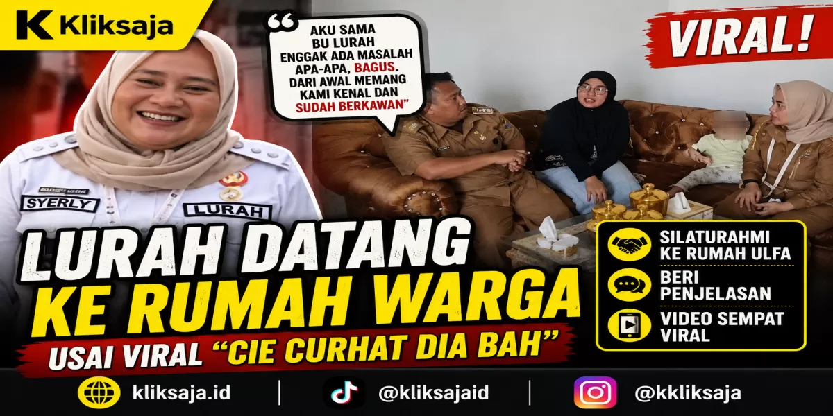 Lurah Paya Pasir Bersilaturahmi ke Rumah Warga Usai Video 'Cie Curhat Dia Bah' Viral, Ini Penjelasan Lengkapnya (Lurah Paya Pasir, Syerly, kunjungi kediaman warga usai respon soal keluhan penerangan jalan viral. (X/sevenfeeds))