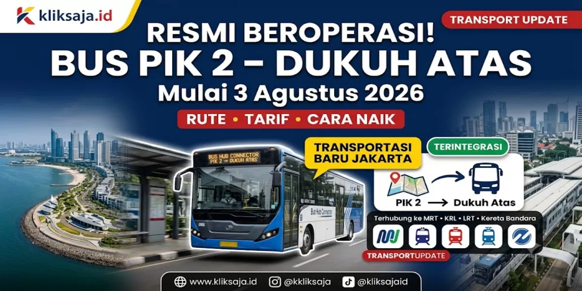 Bus PIK 2&ndash;Dukuh Atas Resmi Mengaspal, Simak Rute, Tarif, Titik Naik, dan Integrasi dengan MRT hingga KRL (Ilustrasi gambar )