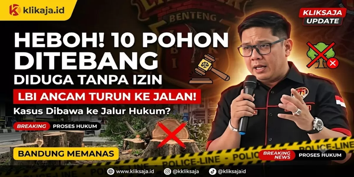 Dugaan Penebangan 10 Pohon Tanpa Izin di Bandung, LBI Ancam Turun ke Jalan Jika Tak Diproses Hukum (Ketua Umum Laskar Benteng Indonesia (LBI) Boyke Luthfiana Syahrir dukung penuh rencana  Walkot Bandung tempuh jalur hukum terkait penebangan pohon di Cihapit. (Dok. Istimewa))