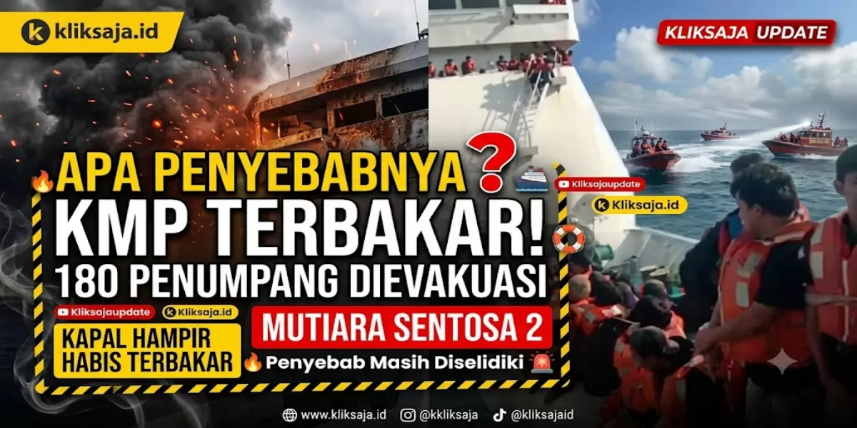 Apa Penyebab KMP Mutiara Sentosa 2 Terbakar? Simak Kronologi, Kondisi Kapal, dan Proses Penyelamatan Penumpang (KMP Mutiara Sentosa 2 rute Surabaya-Makassar terbakar di Perairan Sumenep. (Threads/acholatif))