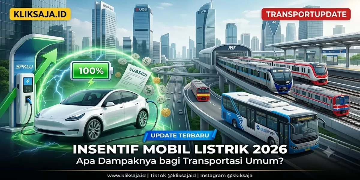 Pemerintah Siapkan Insentif Kendaraan Listrik 2026, Apa Dampaknya bagi Transportasi Umum di Indonesia? (Ilustrasi gambar )