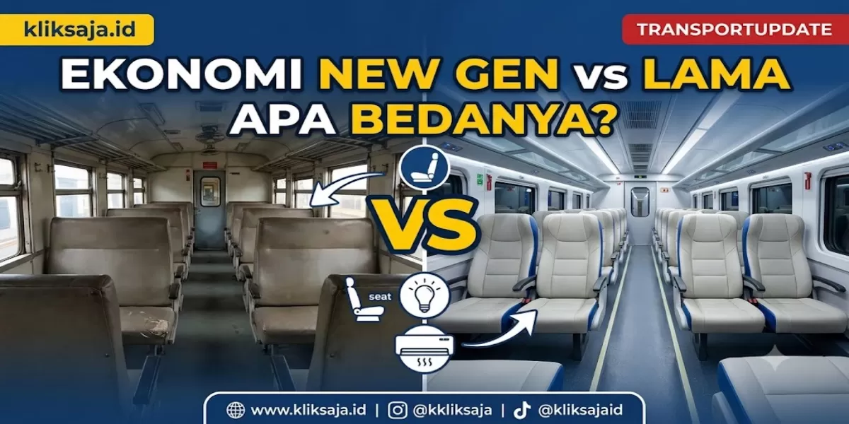 Apa Bedanya Kereta Ekonomi New Generation dengan Kereta Ekonomi Lama? Simak Penjelasan Lengkapnya (Ilustrasi gambar )