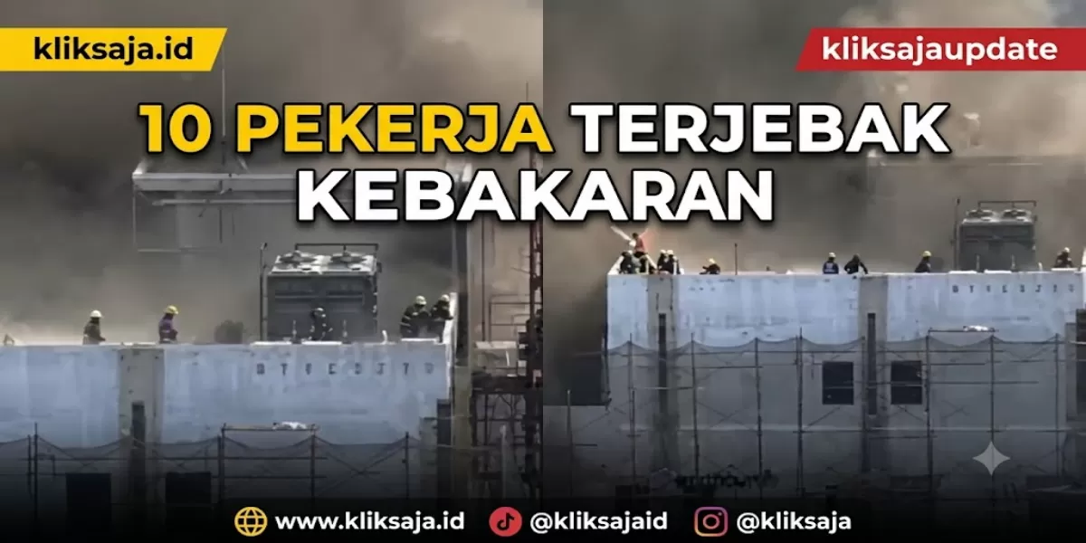 Video Pekerja Terjebak di Atap Gedung Menteng Viral, Berikut Kronologi Kebakaran dan Keterangan Damkar