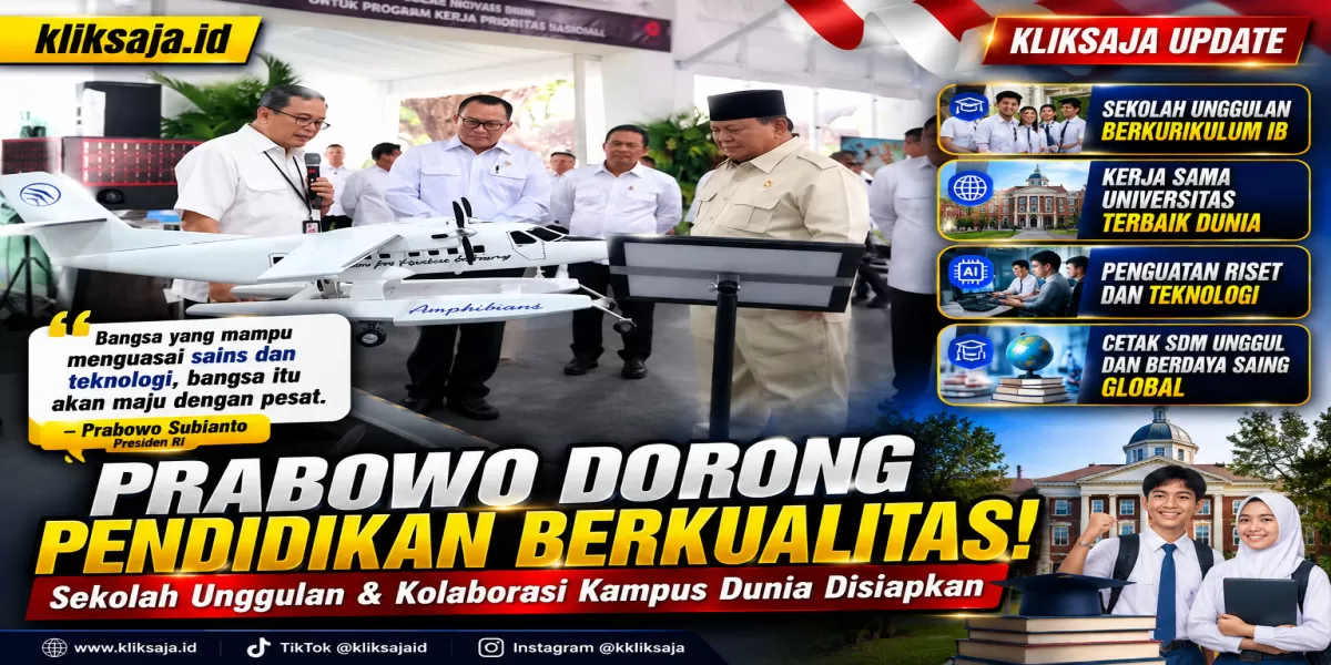 Prabowo Dorong Pendidikan Berkualitas, Sekolah Unggulan Berkurikulum IB dan Kolaborasi Universitas Dunia Disiapkan (Dok.istimewa)