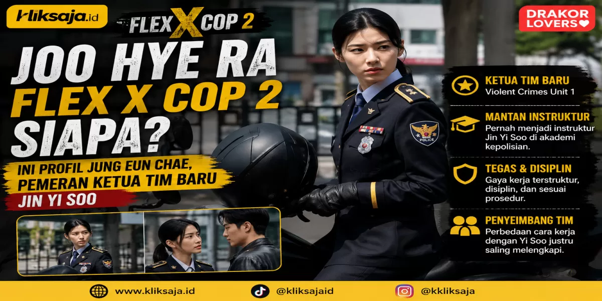 Joo Hye Ra Flex X Cop 2 Siapa? Ini Profil Jung Eun Chae, Pemeran Ketua Tim Baru Jin Yi Soo (SBS )