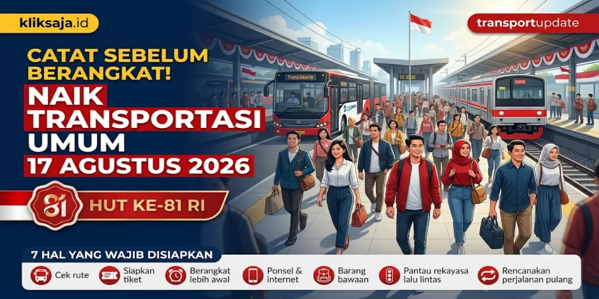Apa Saja yang Harus Disiapkan Saat Naik Transportasi Umum 17 Agustus 2026? Ini Panduan Lengkap Sebelum Berangkat (Ilustrasi gambar )