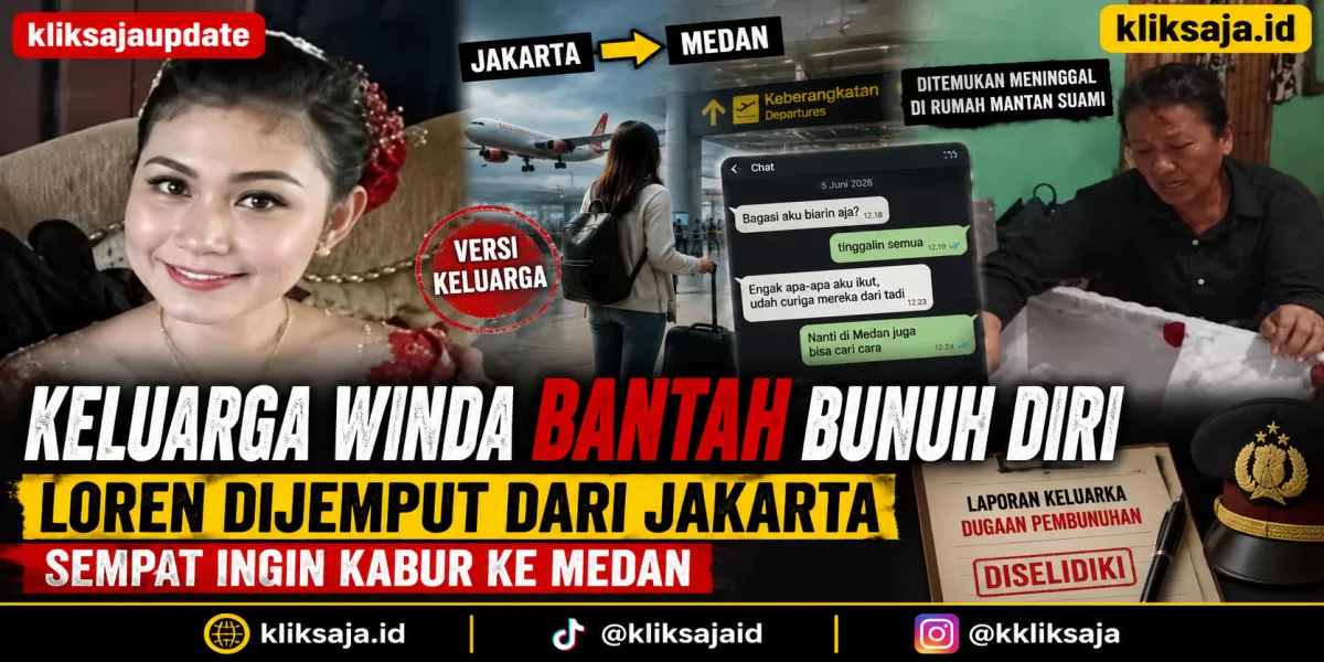 Keluarga Winda Lorenza Gowasa Bantah Bunuh Diri, Ungkap Loren Dijemput dari Jakarta dan Sempat Ingin Kabur ke Medan (Keluarga ungkap Winda Lorenza Gowasa kembali ke Medan bukan karena keinginan sendiri, tetapi dijemput keluarga mantan suami. (Instagram/justiceforwindalorenza2))