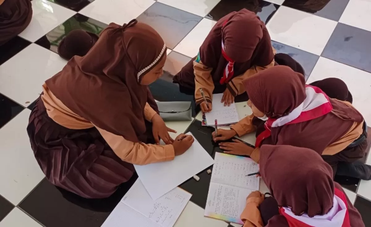 Ilustrasi pecahkan sandi Napoleon (pramuka delta)