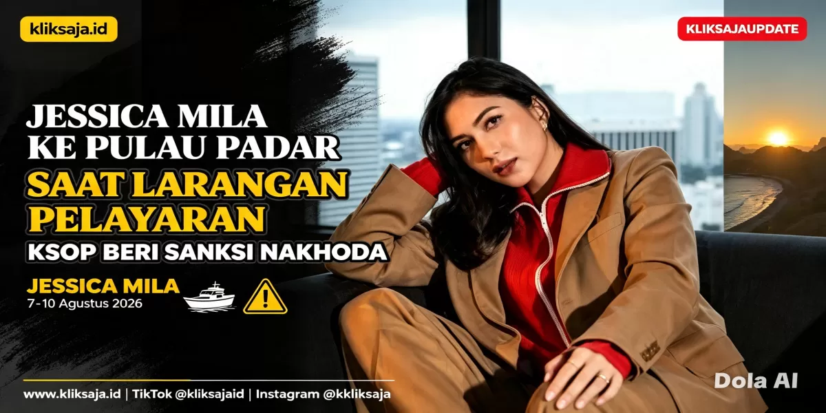 Jessica Mila ke Pulau Padar Saat Larangan Pelayaran 7-10 Agustus 2026, KSOP Labuan Bajo Beri Sanksi kepada Nakhoda Kapal (Artis Jessica Mila beri klarifikasi soal liburannya ke Pulau Padar saat pelayaran ditutup. (Instagram/jscmila))