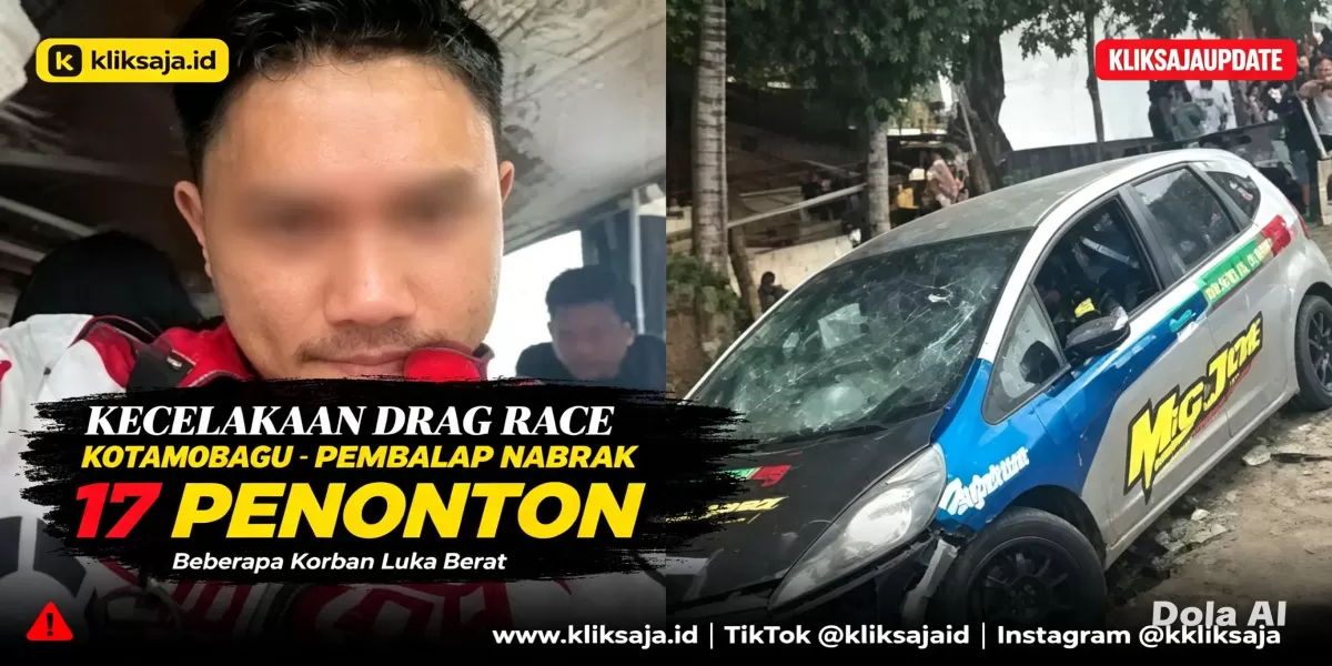 Tian Ngantung Pembalap Drag Race Kotamobagu Dirawat di Manado, Polisi Akan Periksa Usai Kecelakaan yang Tewaskan 8 Penonton (Menyoroti sosok pembalap yang terlibat kecelakaan hingga menabrak belasan penonton di area finis drag race Kotamobagu, Sulut. (Instagram.com/@makasar_info))