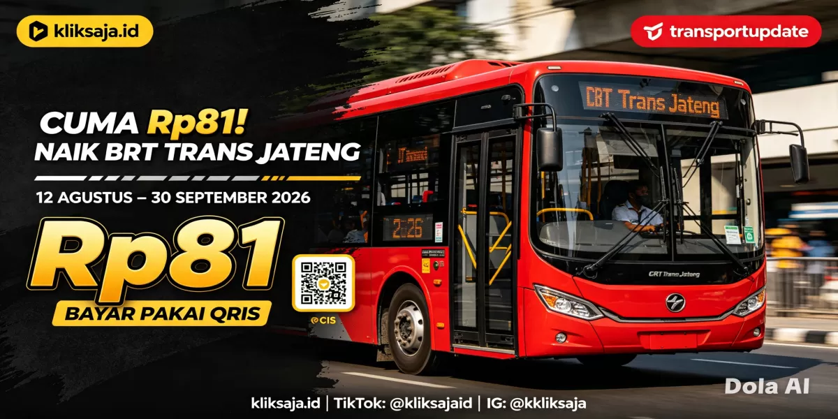 Siapkan QRIS, Naik BRT Trans Jateng Cuma Rp81 Mulai 12 Agustus 2026, Berlaku sampai 30 September dan Ini Ketentuannya (Ilustrasi gambar )