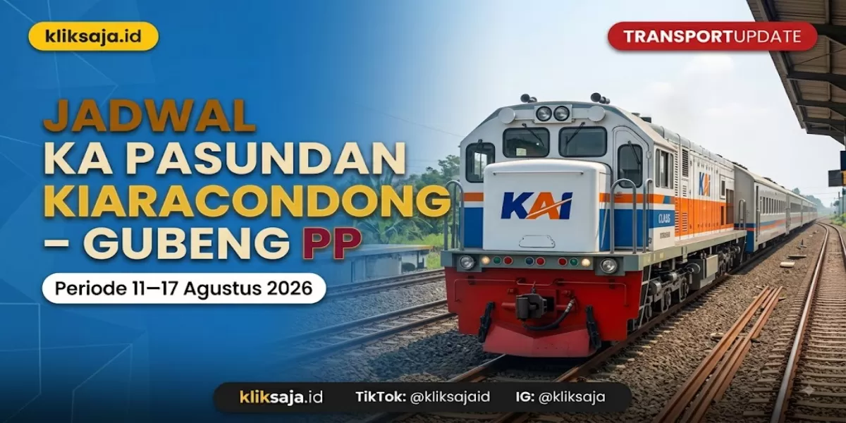 Lihat Jadwal KA Pasundan Periode 11&ndash;17 Agustus Rute Kiaracondong - Rancaekek, Leles - Cibatu - Cipeundeuy - Tasikmalaya - Ciamis - Gubeng (Ilustrasi gambar )