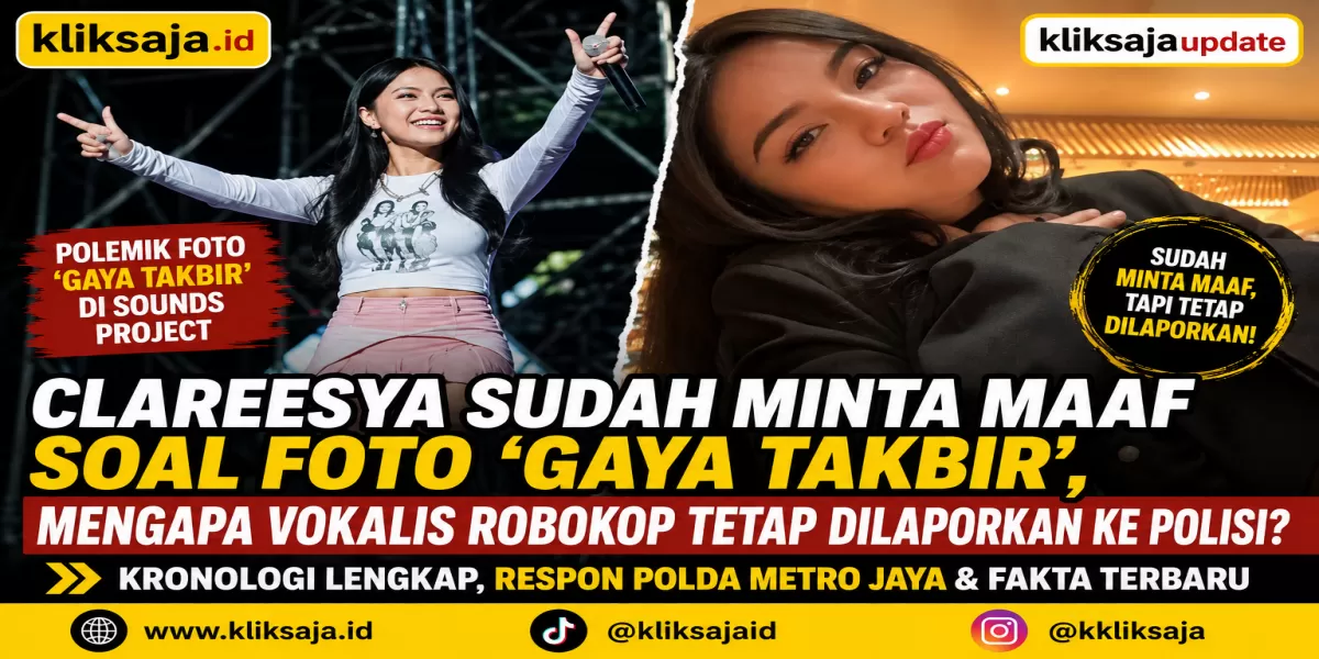 Clareesya Sudah Minta Maaf soal Foto &lsquo;Gaya Takbir&rsquo;, Mengapa Vokalis RoBoKop Tetap Dilaporkan ke Polisi? (Menyoroti kontroversi yang menjerat vokalis Band RoBoKop, Clareesya dalam festival musik Sounds Project di Ancol, Jakarta Utara. (Instagram.com/@clareesya))
