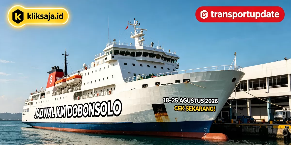Lihat Jadwalnya! KM Dobonsolo Periode 18&ndash;25 Agustus Rute Jakarta &ndash; Surabaya &ndash; Makassar &ndash; Baubau &ndash; Sorong &ndash; Manokwari &ndash; Nabire, Cek Tiket (Ilustrasi gambar )