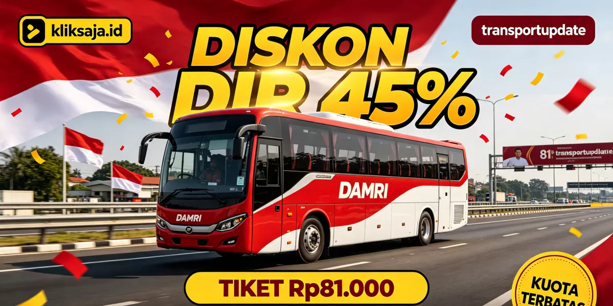Cek Cara Dapat Tiket DAMRI Murah Agustus 2026: Diskon 45 Persen hingga Rp81.000, Syarat, DAMRI Apps, dan Jadwal Keberangkatan (Ilustrasi gambar )