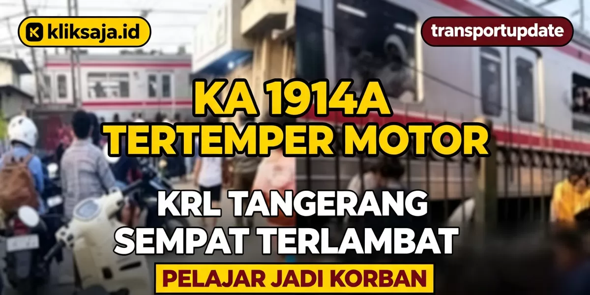 KRL Tangerang Sempat Terlambat Usai KA 1914A Tertemper Motor di Kalideres, Pelajar Dilaporkan Jadi Korban (Menyoroti insiden kecelakaan yang dilaporkan menewaskan seorang pelajar saat tertemper KRL pada jalur Stasiun Kalideres, Jakarta Barat. (Instagram.com/@warga.jakbar))