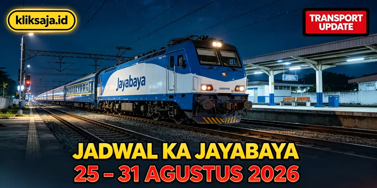 Cek Sebelum Berangkat! KA Jayabaya Periode 25 &ndash; 31 Agustus 2026 Rute Pasar Senen &ndash; Jatinegara &ndash; Bekasi &ndash; Karawang &ndash; Cikampek &ndash; Semarang &ndash; Malang (Ilustrasi gambar )