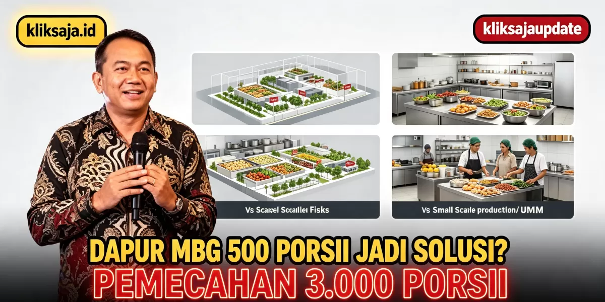 Dapur MBG 500 Porsi Jadi Solusi? Ini Gagasan Memecah Produksi 3.000 Porsi untuk Keamanan Pangan dan UMKM (CEO Promedia Group/ Agus Sulistriyono)