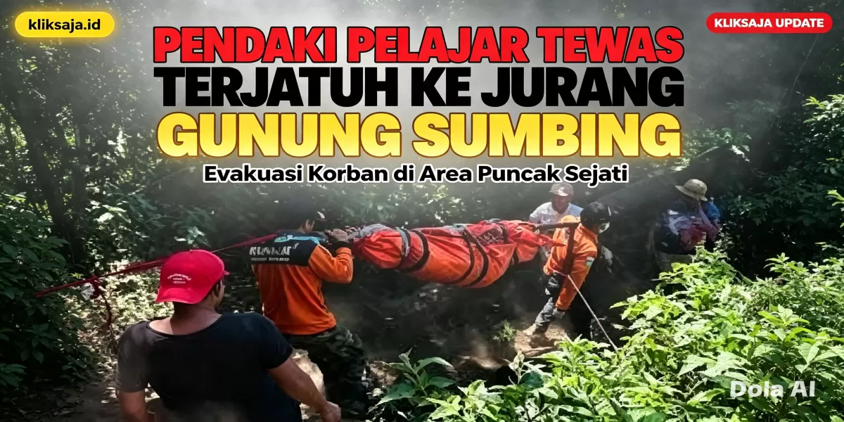 Pendaki 16 Tahun Tewas di Puncak Sejati Gunung Sumbing, Terpisah dari Rekan Saat Turun dan Ditemukan SAR di Jurang (Seorang pendaki yang masih pelajar tewas usai terjatuh ke jurang area Puncak Sejati Gunung Sumbing. (Instagram/kantorsar_semarang))