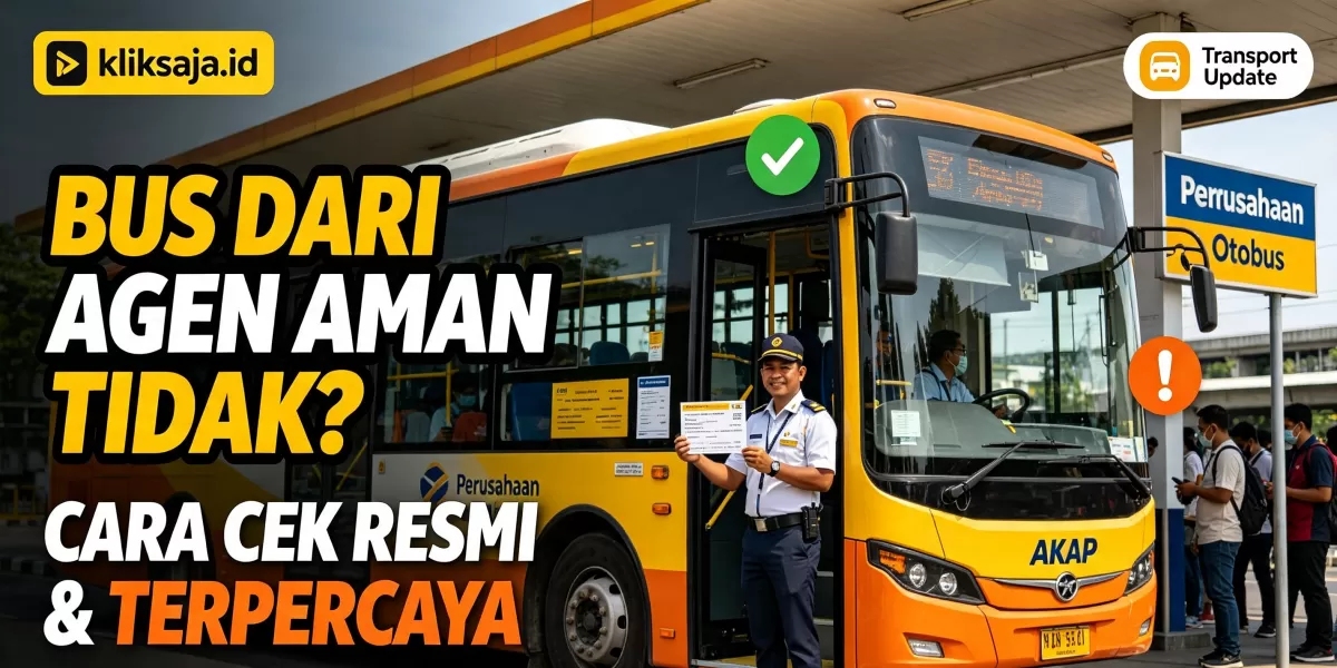 Cek Dulu! Naik Bus AKAP dari Agen Bukan Terminal Apakah Aman? Ini Hal yang Harus Diperhatikan Penumpang Sebelum Berangkat (Ilustrasi gambar )