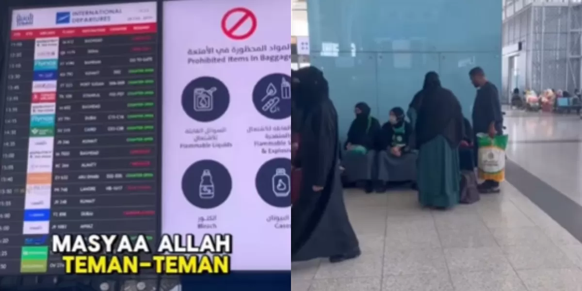 Menyoroti penerbangan menuju ke Tanah Air ditunda usai meningkatnya konflik di wilayah Israel dan Iran.   (Instagram.com/@undercover.id)