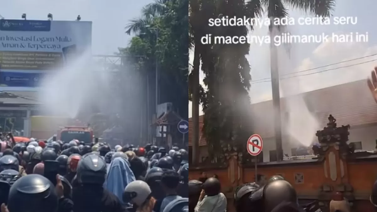 Momen kemacetan parah di Pelabuhan Gilimanuk saat H-6 Lebaran.  (TikTok/@devialifiakristanti_)
