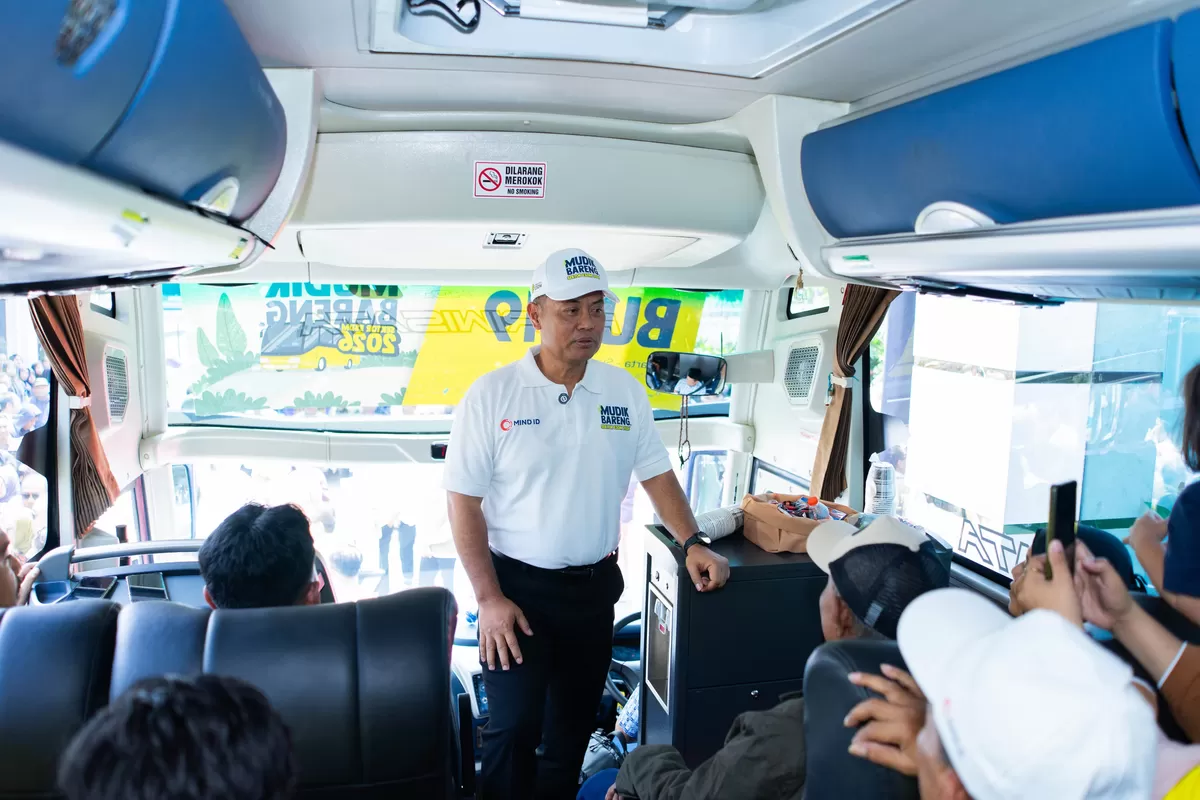 Mudik Bersama BUMN dan ESDM, ANTAM Berangkatkan 500 Pemudik (Istimewa )