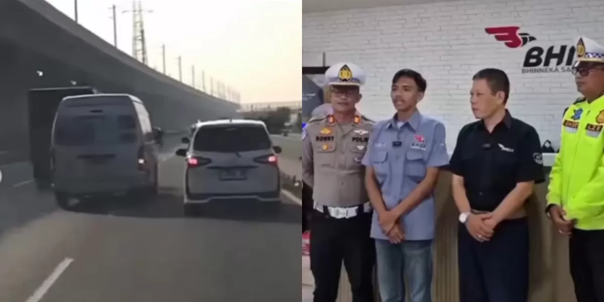 Menyoroti insiden viral terkait mobil travel yang terekam ugal-ugalan di ruas jalan Tol Purbaleunyi.  (Instagram.com/@undercover.id)