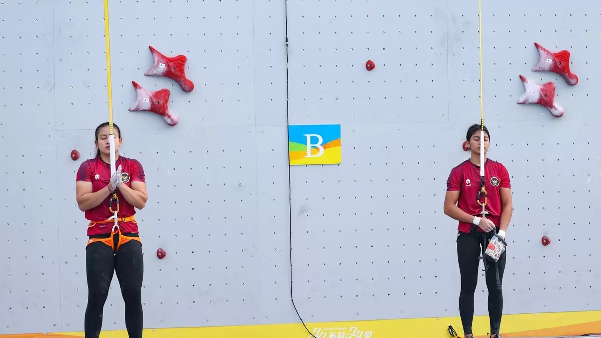 Indonesia Cetak Sejarah di Asian Beach Games 2026, Duo Atlet Panjat Tebing Bali Sabet Emas dan Pecahkan Rekor Dunia (Dok. NOC Indonesia )