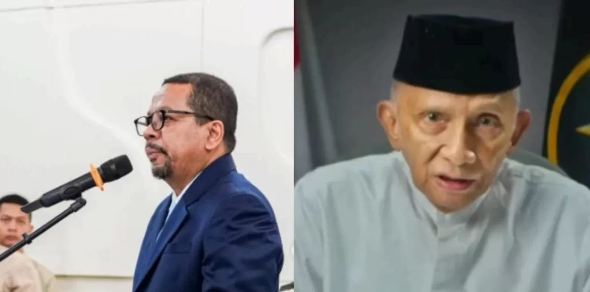 Kepala Badan Komunikasi Pemerintahan (Bakom) RI, Muhammad Qodari merespons tegas terkait tudingan miring Amien Rais terhadap Seskab Teddy. (Instagram.com / @bakomri - @feedgramindo)