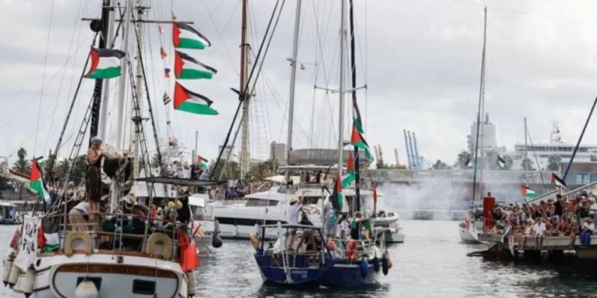 Konvoi Bantuan ke Gaza Gagal Tembus Perbatasan, Armada Global Sumud Flotilla Akhiri Misi (Istimewa)