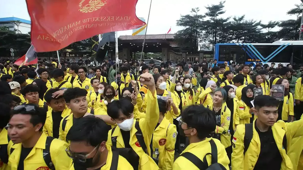 Menuju Indonesia Bangkrut, BEM UI Turun ke Jalan Bawa 5 Tuntutan Keras (Istimewa)