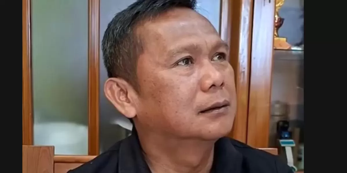  Dadang Ahyar Ismail, mantan atasan Taufik Hidayat. (TikTok @koran_gala)