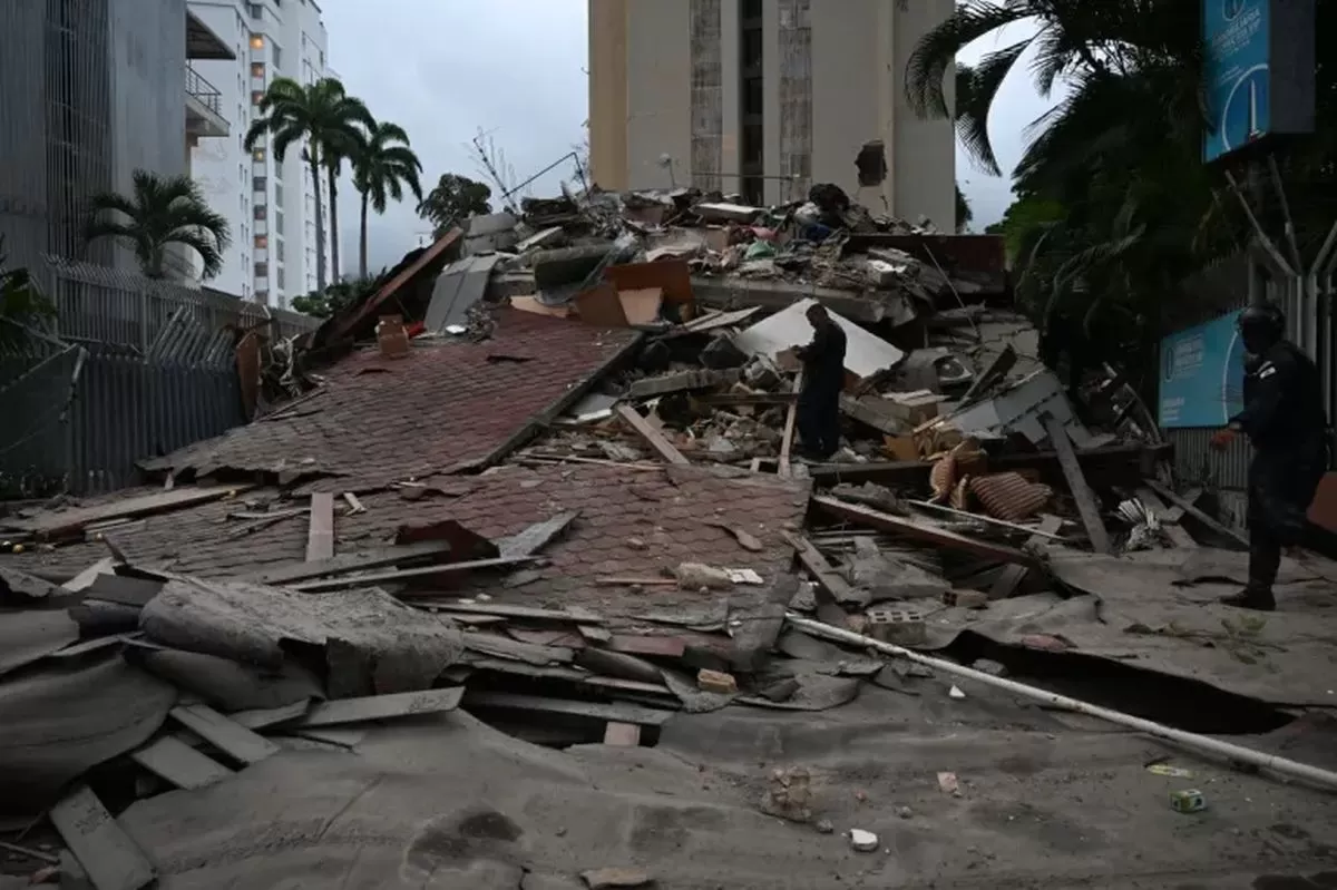 Potret kerusakan akibat gempa di Venezuela. (Istimewa)